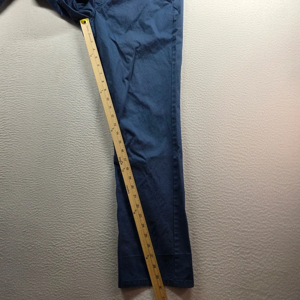 Bonobos Chino Pants‎ Mens 31(32 actual)x30 Blue Straight Leg Cotton 11598-BLK31